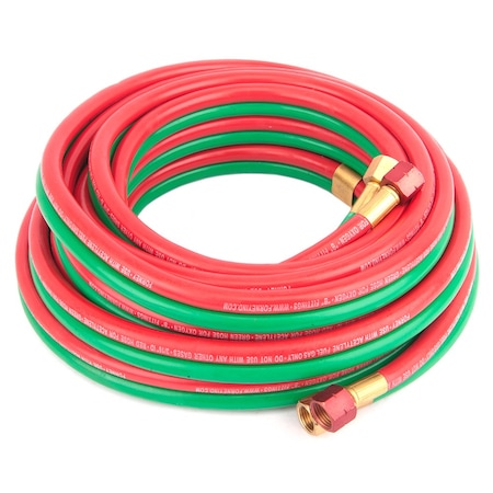 Forney R-Grade Oxy-Acetylene Hose, 3/16" X 25' 86105